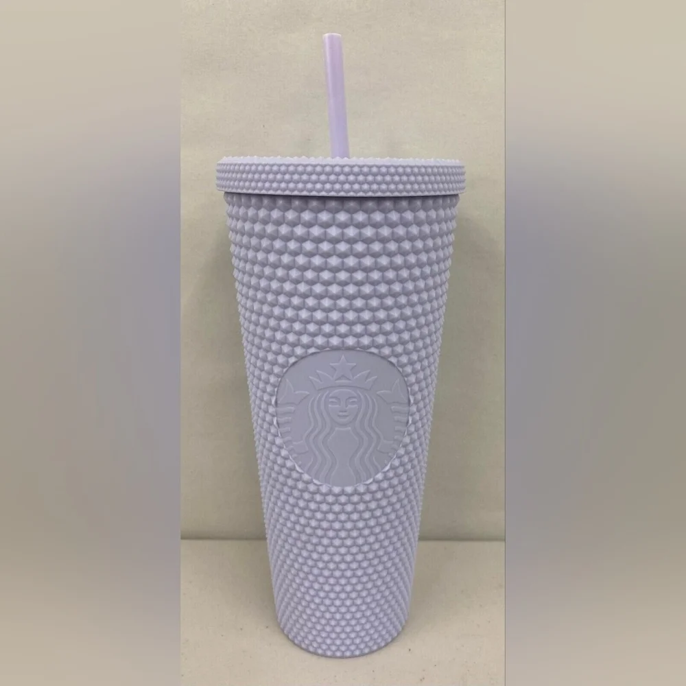 Starbucks 2021 Holiday Bling Studded Cold Cup Tumbler - 24oz Lavender Purple